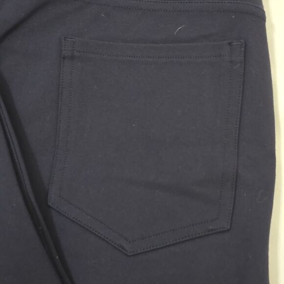 Spanx Back pockets Skinny Navy Blue Pants Sz M - Picture 8 of 9